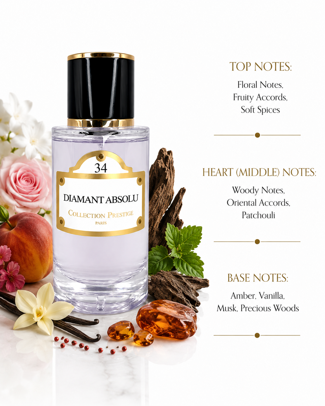 Collection Prestige Diamant Absolu No.34 50ml EDP - Unisex