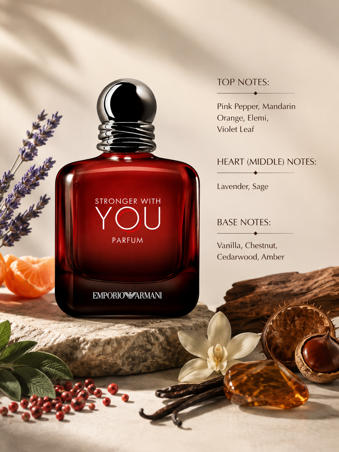 Armani Stronger With You Parfum 50ml - Men