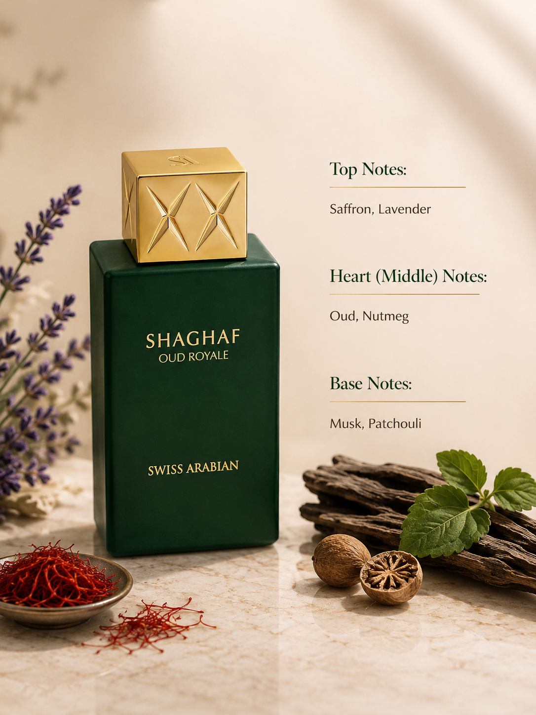 Zwitserse Arabische Shagaf Oud Royale 75ml Eau de Parfum