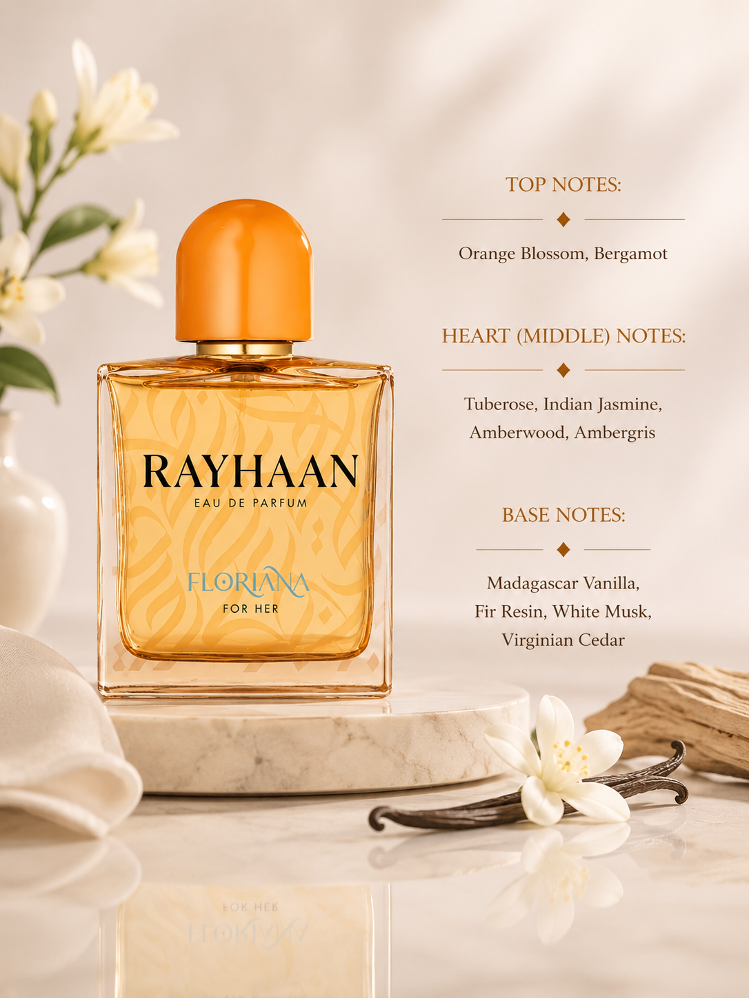 Rayhaan Floriana fruity floral summer perfume for women